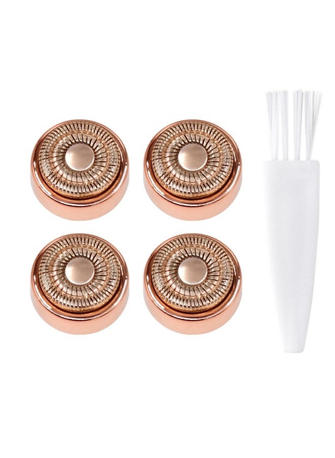 بي او اي اي اي رؤوس بديلة من الجيل الثاني لإزالة شعر الوجه بدون عيوب، رؤوس بديلة لإزالة شعر الوجه بدون عيوب من الجيل الثاني، رؤوس لإزالة شعر الوجه مع فرشاة تنظيف للنساء، عبوة من 4 قطع - Image 1