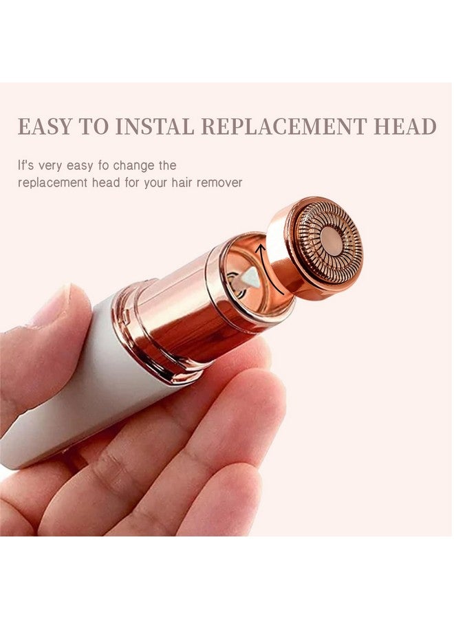 بي او اي اي اي رؤوس بديلة من الجيل الثاني لإزالة شعر الوجه بدون عيوب، رؤوس بديلة لإزالة شعر الوجه بدون عيوب من الجيل الثاني، رؤوس لإزالة شعر الوجه مع فرشاة تنظيف للنساء، عبوة من 4 قطع - Image 4