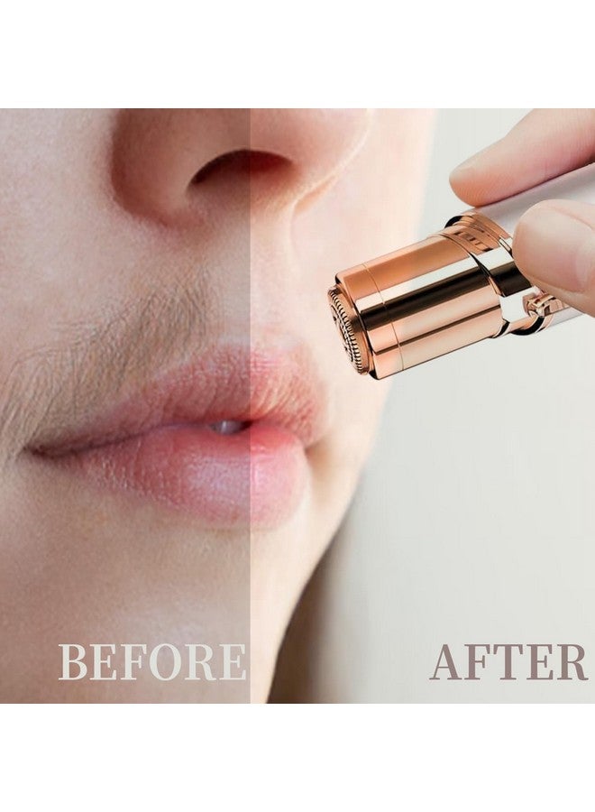 بي او اي اي اي رؤوس بديلة من الجيل الثاني لإزالة شعر الوجه بدون عيوب، رؤوس بديلة لإزالة شعر الوجه بدون عيوب من الجيل الثاني، رؤوس لإزالة شعر الوجه مع فرشاة تنظيف للنساء، عبوة من 4 قطع - Image 5