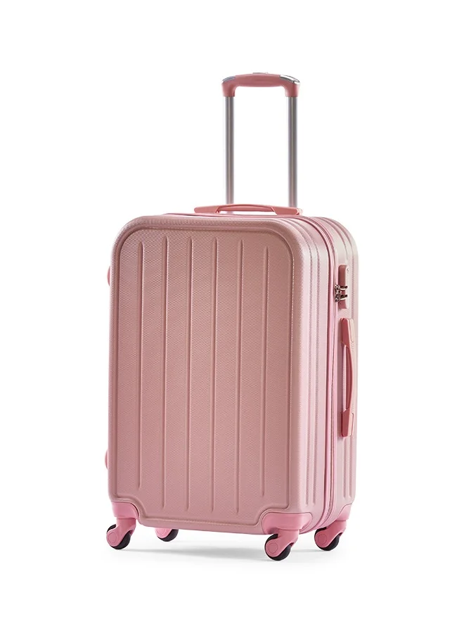 LIMRA Hardside 6 Piece Luggage Trolley Set Pink