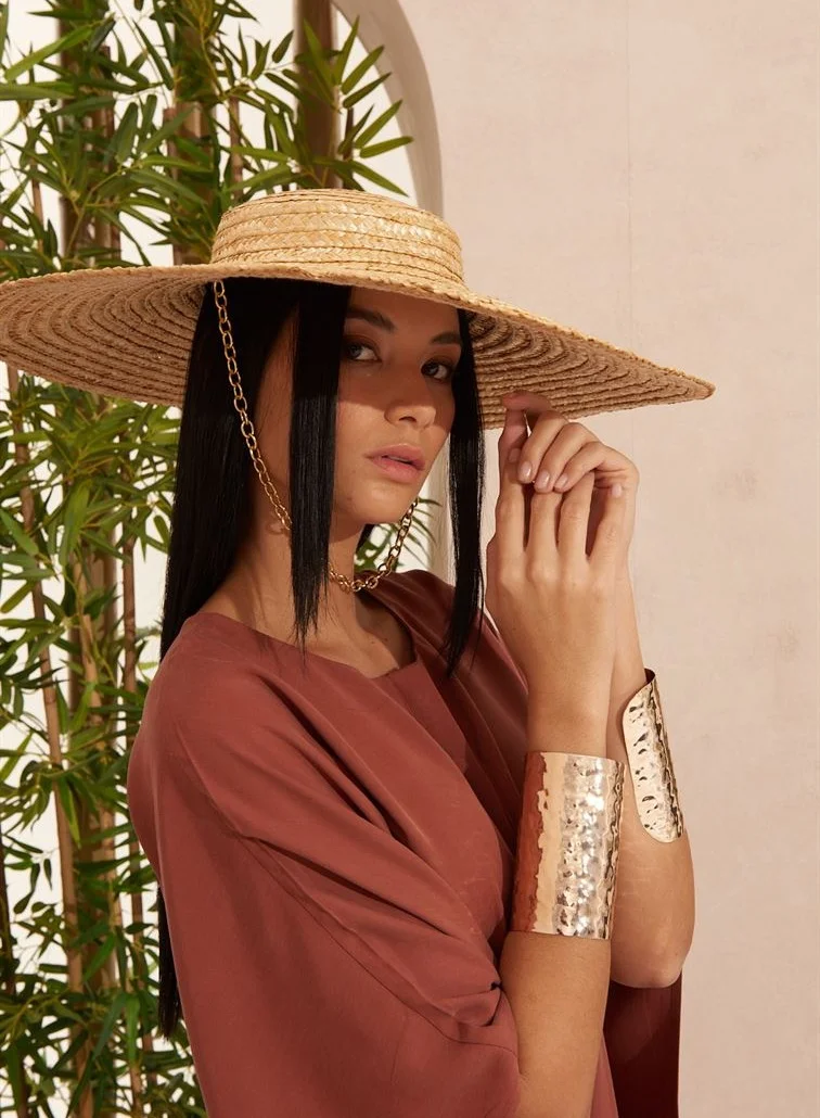 Turana Atash London Ameera Kaftan Brown