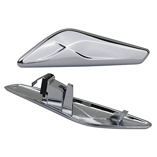 APPERFiT Front Fender Chrome Trim Finisher for Left Driver & Right Passenger Side Fender Compatible with BMW X3 F25 X4 F26 2011 2012 2013 2014 2015 2016 2017 Replaces 51117338569 51117338570 - Image 5