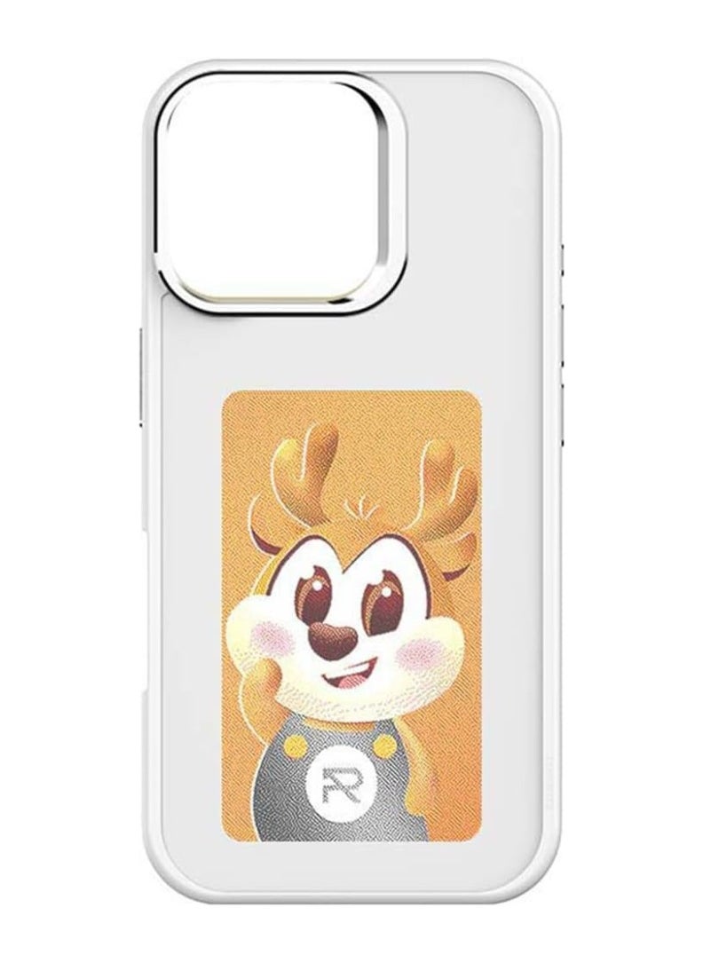KyraTech iPhone 16 NFC E Ink Display Case with 3.5" Smart Screen - DIY Image Projection, Premium Frame, Velvet Interior, Shock-Resistant Anti-Slip Protection  - Image 1