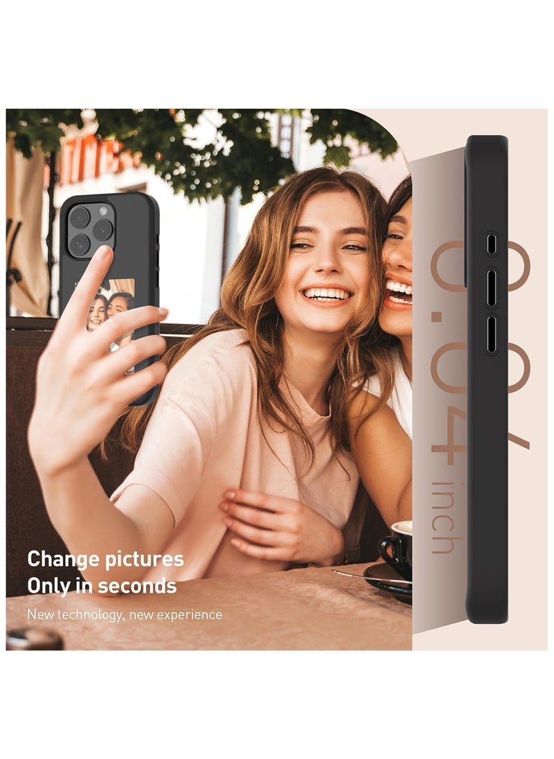KyraTech iPhone 16 NFC E Ink Display Case with 3.5" Smart Screen - DIY Image Projection, Premium Frame, Velvet Interior, Shock-Resistant Anti-Slip Protection  - Image 5
