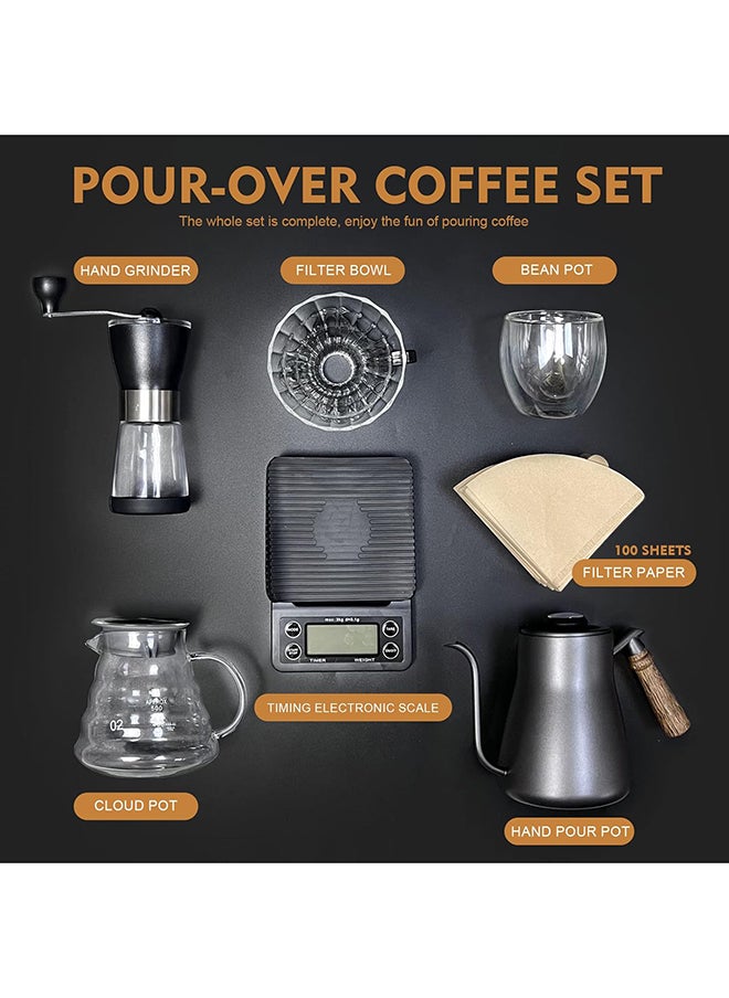 Coffee Gift Set All-in-One Coffee Accessories Tools 7 Pcs with Transportable Carry Case and Stainless Gooseneck Kettle with Thermometer - pzsku/Z9DC6110B36D35EF4C5DCZ/45/_/1717429711/3d76d1cf-3179-4974-b089-f2f38f0688f0