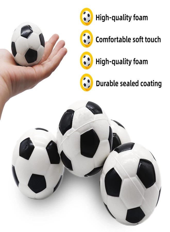 Juuxncgv 24 Pcs Mini Foam Sports Balls,2.5In Squeezable Stress Soccers,Stress Relief Squeeze Balls for Stress,Anxiety Relief,Kids Party Favor Toy,Fidget Toys,Ball Games - Image 3