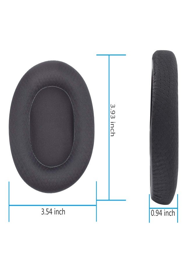 Sqrmekoko Replacement Earpads Cushion Earmuffs Compatible with SteelSeries Arctis 3, Arctis 5, Arctis 7, Arctis Pro Wireless Gaming Headphones (Black) - Image 2