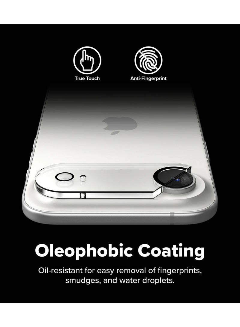 واقي عدسة الكاميرا لموبايل ايفون 17 اير (iPhone 17 Air)، زجاج مقوى بدرجة صلابة 9، مضاد للخدش، مناسب للجراب، لا يؤثر على اللقطات الليلية، شفاف HD - Image 5