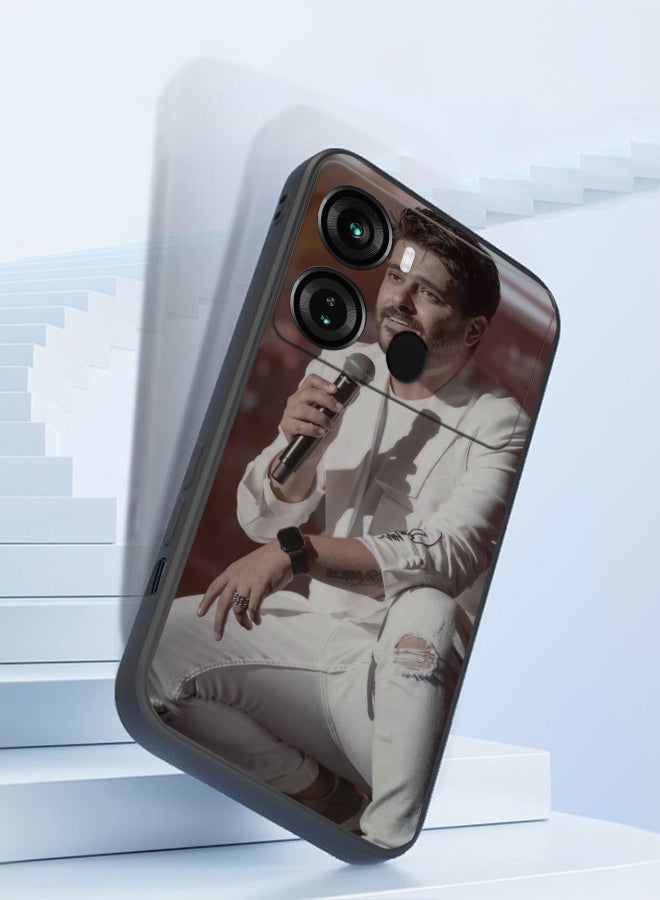 Protective Shockproof Case Cover For ITEL P40 Nassif Zeytoun music singing Drawing