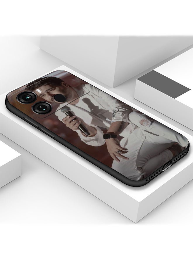 Protective Shockproof Case Cover For ITEL P40 Nassif Zeytoun music singing Drawing