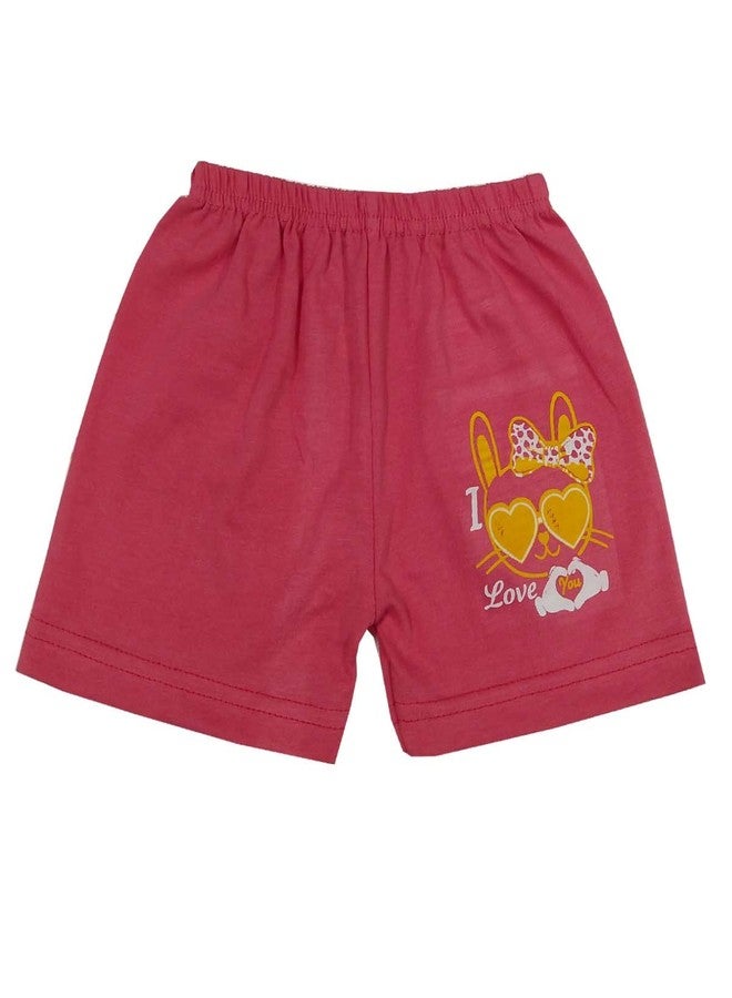 FLAX 100% Pure Cotton Regular Fit Casual Short with HD Stickers for Unisex, Multicolor-(Pack of 7) (2-3 Years) - Image 4