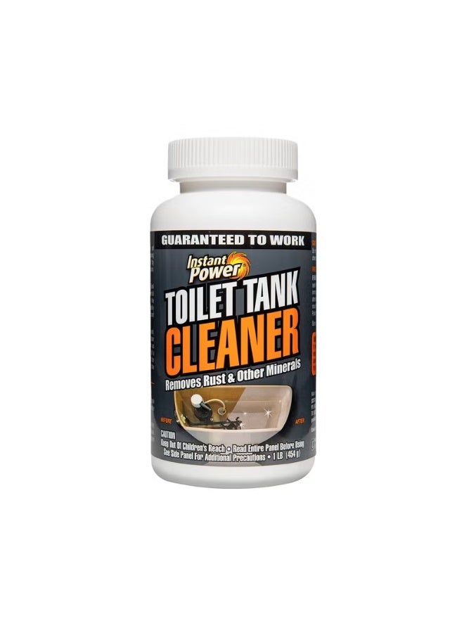 Instant Power Toilet Tank Cleaner Bathroom Toilet Cleaning Powder, Removes Rust and Other Minerals, No Scrubbing16oz