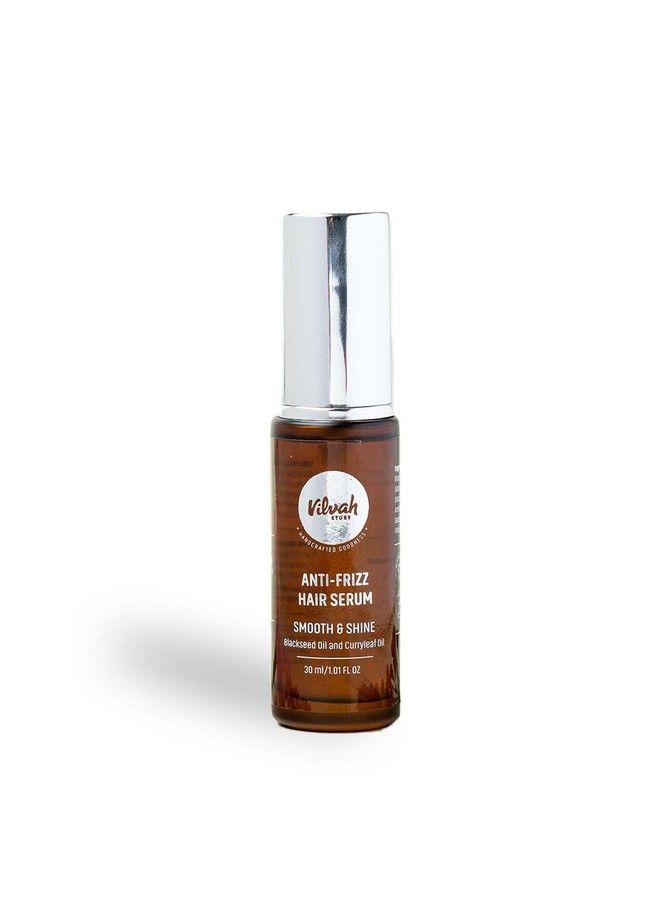 vilvah STORE سيروم مضاد للتجعد يمنح الشعر نعومة ولمعانًا ويمنع التجعد للشعر الجاف والمبلل ويقلل من تلف الشعر 30 مل - Image 1