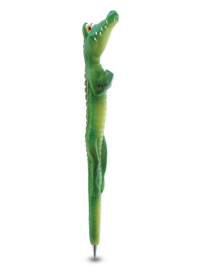 Puzzled Alligator Man Planet Pens Resin Writing Pen - Image 1