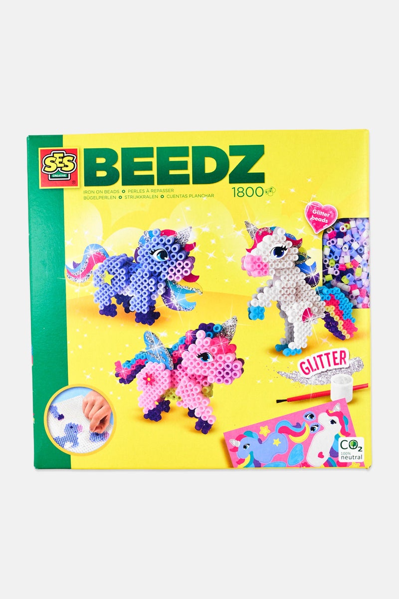 SES Creative 1800 Pcs Iron On Beads Unicorns - Image 1