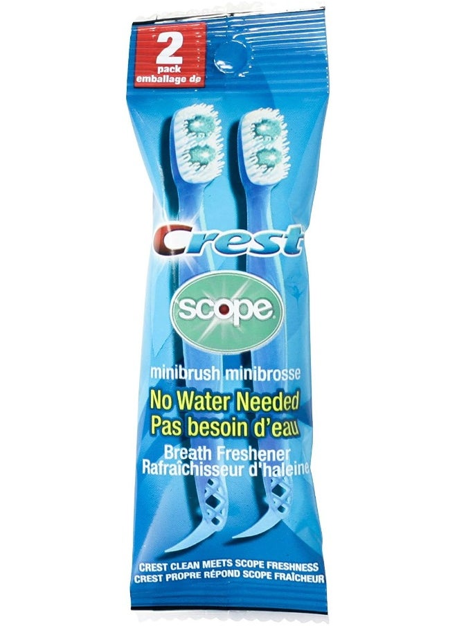 Crest Scope Outlast Minibrushes2 Count6 Piece By Scope  - Image 2