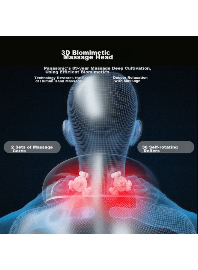 Panasonic U-shaped Neck Massager Pillow, Shoulder And Neck Massager, Leg And Waist Massager, Massage Pillow, Company Gift For Girlfriend, Annual Meeting, Birthday Present For Men And Women, Rad61 - Image 3
