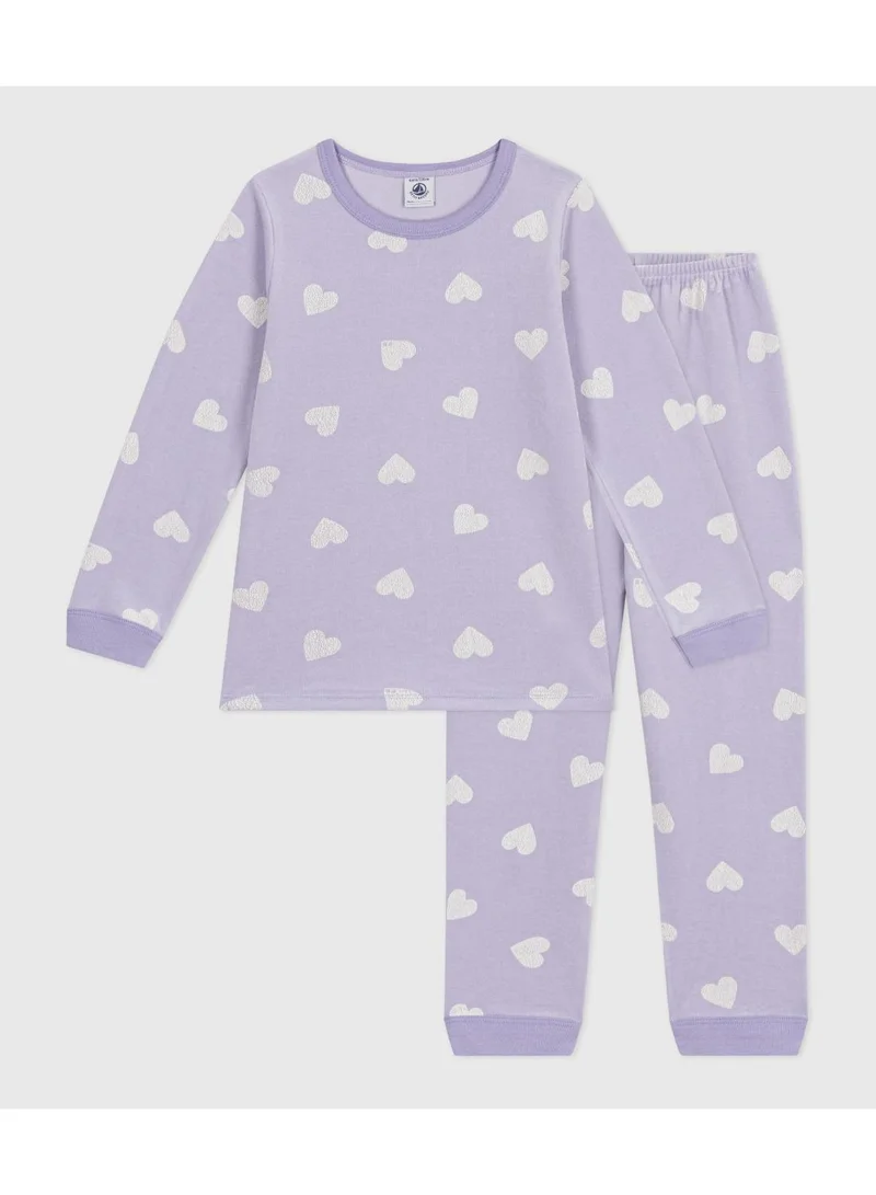 بيتي باتو بيجامة مخملية بطبعة قلب للأطفال
