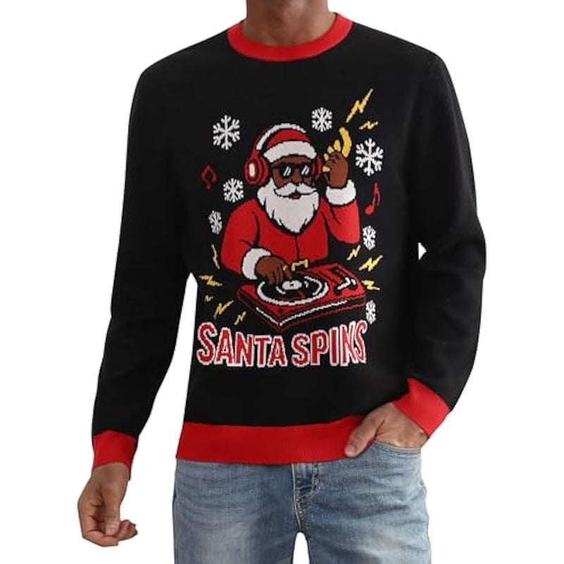 Loquat Ugly  Sweater for Men Women Couples Funny  Sweaters Fun Holiday Pullovers Novelty Xmas Pullover Gift - Image 1