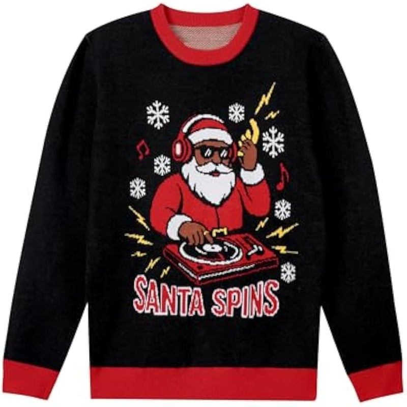 Loquat Ugly  Sweater for Men Women Couples Funny  Sweaters Fun Holiday Pullovers Novelty Xmas Pullover Gift - Image 2