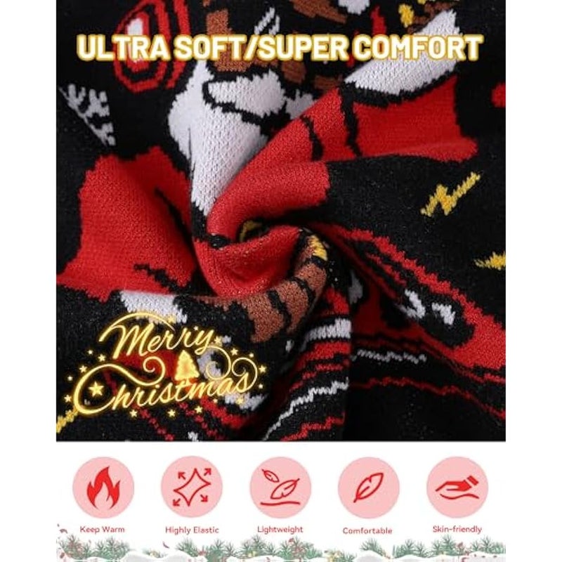 Loquat Ugly  Sweater for Men Women Couples Funny  Sweaters Fun Holiday Pullovers Novelty Xmas Pullover Gift - Image 5