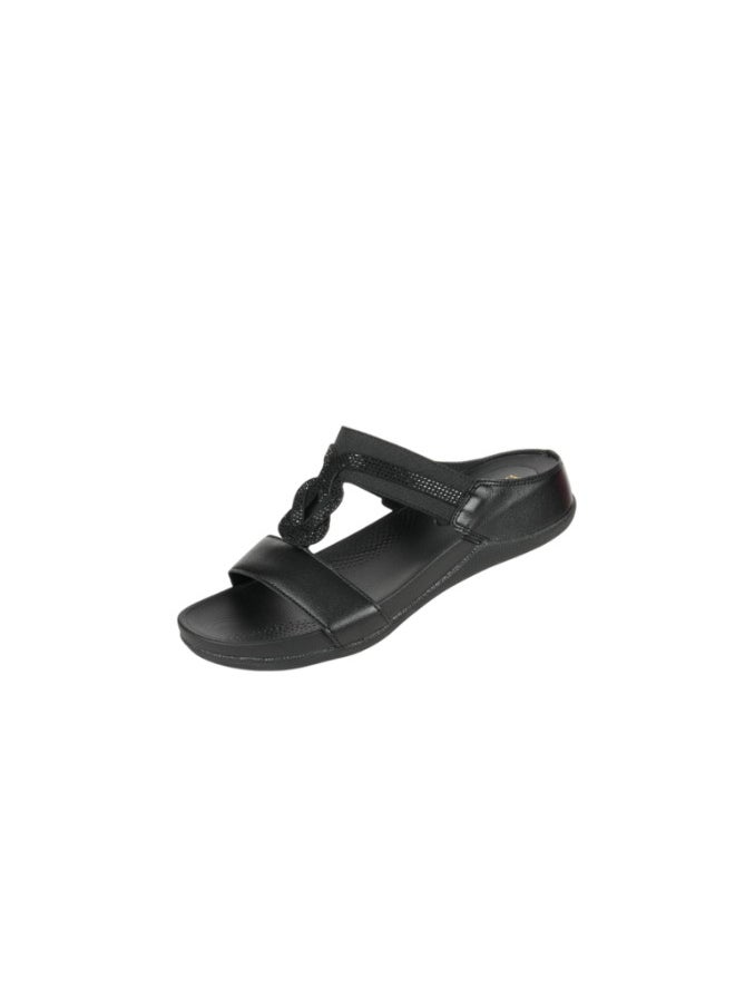 Michelle Morgan 092-3007 Michelle Morgan Ladies Casual Sandals 414RJ274 Black  - Image 1