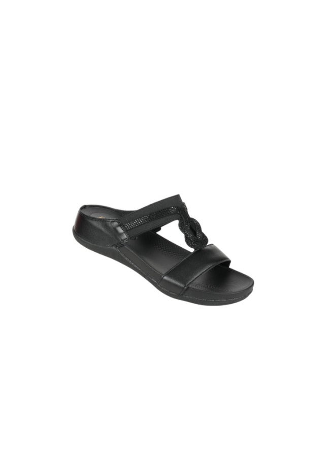 Michelle Morgan 092-3007 Michelle Morgan Ladies Casual Sandals 414RJ274 Black  - Image 2