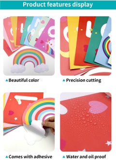 JiuAn 10 Number Footprint Floor Sticker Puzzle Games Number Hopscotch Sticker Floor Decals Lattice Floor Sticker For Kids  - Image 5