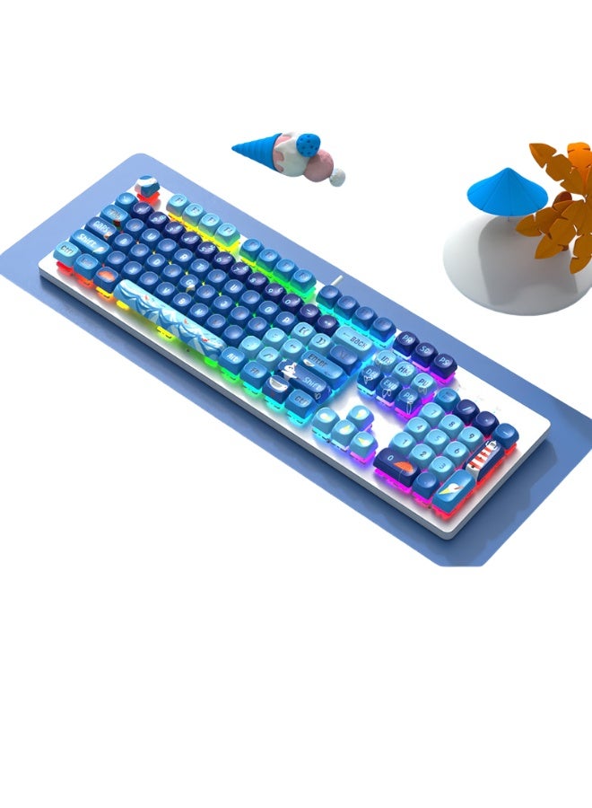 EBMINI New Wired E-Sports Game Mechanical Keyboard