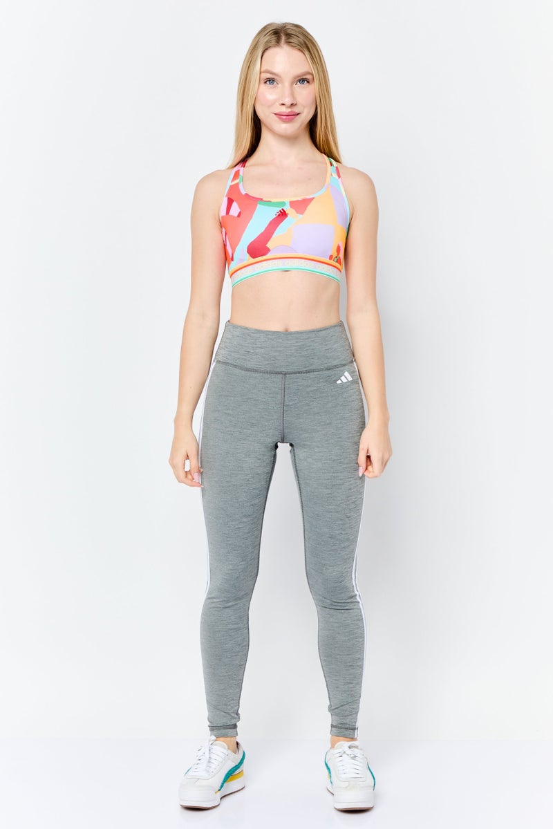 Adidas Adidas x Farm Rio Women Allover Print Lightly Padded Sports Bra, Multicolor - Image 2