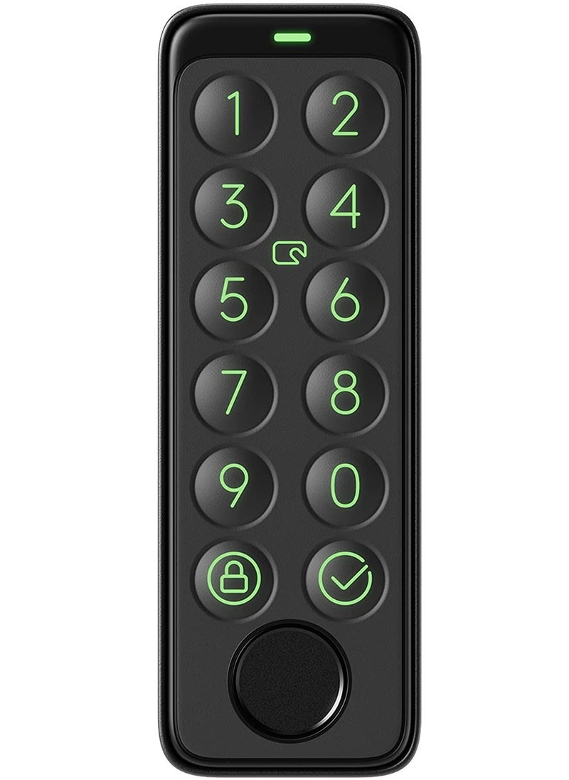 SwitchBot - Smart Keypad Touch for SwitchBot Lock Fingerprint Keyless Home Entry IP65 Waterproof, Supports Virtual Passwords for Home Security - Image 1