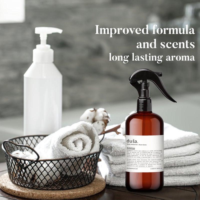 Dusa Santal Room Spray - 16.9 fl oz - Ultimate Home Fragrance, Bed Room Essentials & Soothing Fabric - Natural Air Freshener & Linen Mist for Home - Eco-Friendly Odor Eliminator w/Aromatherapy - Image 4