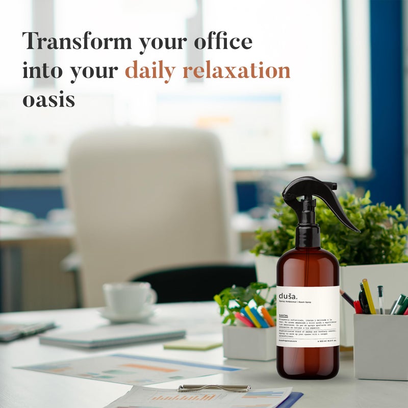 Dusa Santal Room Spray - 16.9 fl oz - Ultimate Home Fragrance, Bed Room Essentials & Soothing Fabric - Natural Air Freshener & Linen Mist for Home - Eco-Friendly Odor Eliminator w/Aromatherapy - Image 5