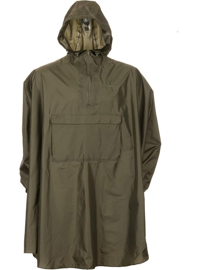 Snugpak Patrol Poncho - Waterproof, Lightweight, Adjustable Hood, Olive Green - Image 1