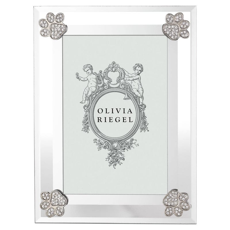 Olivia Riegel Paw Print Photo Frame 4Inch by 6Inch