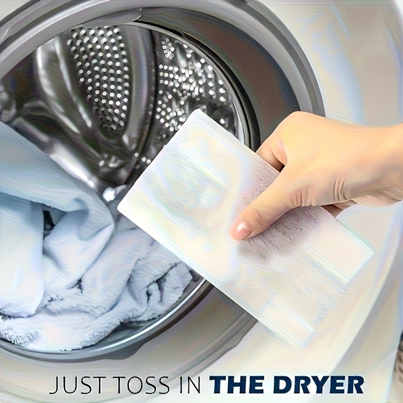 120 Sheets Fabric Softener Dryer Sheets, Anti-Static Laundry Dryer Sheets with Long-Lasting Fresh Scent, Wrinkle Reduction and Softening Care for Tumble  Dryers - Image 3