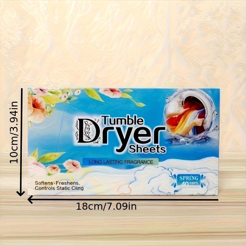 120 Sheets Fabric Softener Dryer Sheets, Anti-Static Laundry Dryer Sheets with Long-Lasting Fresh Scent, Wrinkle Reduction and Softening Care for Tumble  Dryers - Image 4