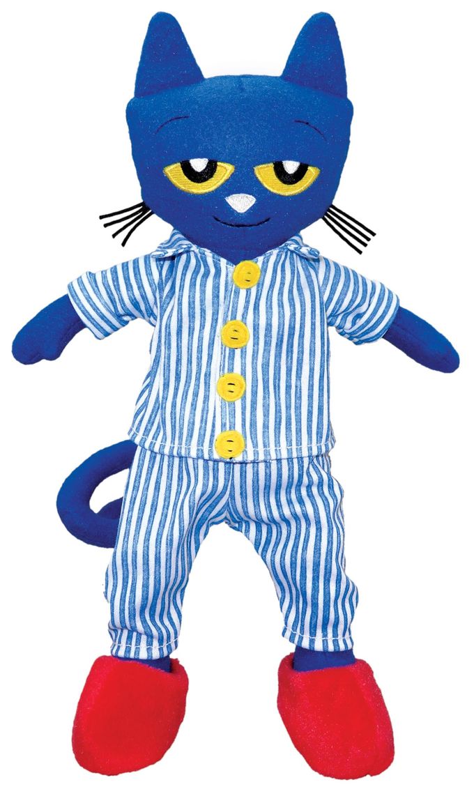MerryMakers Pete the Cat Bedtime BluesPlush Doll, 14.5-Inch - Image 1