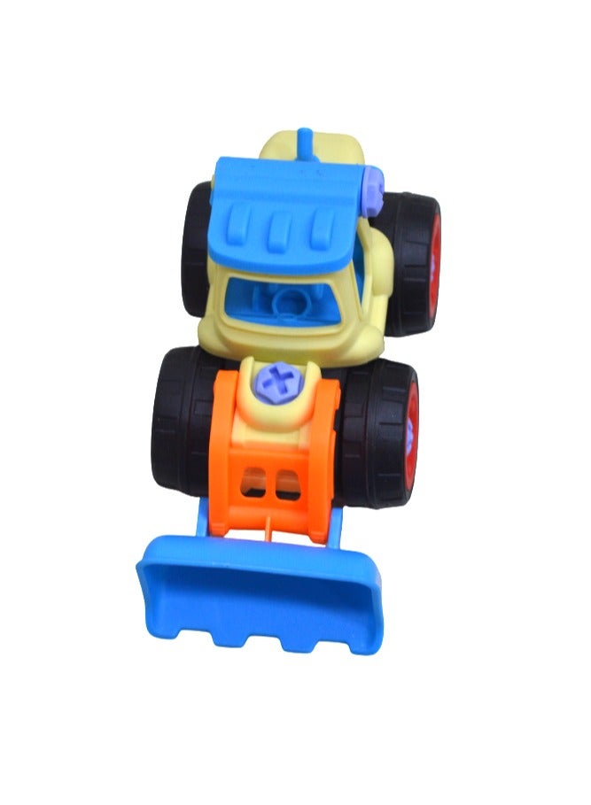 DIY Truck Toy with Tools and Wheels – Multicolor, Plastic, Educational & Fun Building Set for Kids - Image 3
