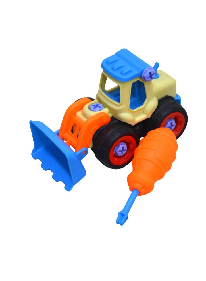 DIY Truck Toy with Tools and Wheels – Multicolor, Plastic, Educational & Fun Building Set for Kids - Image 4