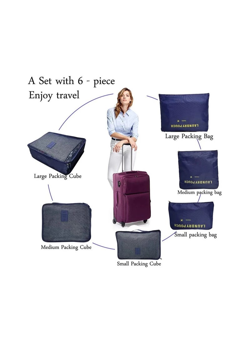 General - 6-Piece Multi-Purpose Organizer Set with Laundry Pouch - Travel & Home Storage Solution - Image 1