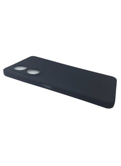 Generic غطاء حماية خلفي من السيليكون لهاتف Oppo A58 4G - أسود  - Image 2