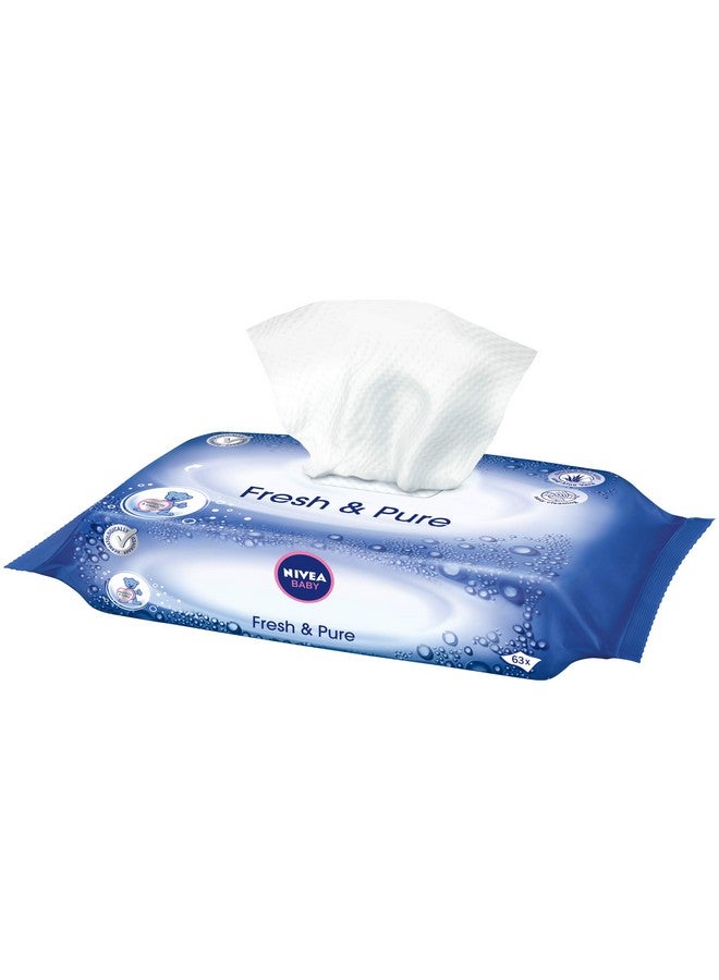 Nivea Baby Fresh & Pure Wet Wipes 63x - Image 2