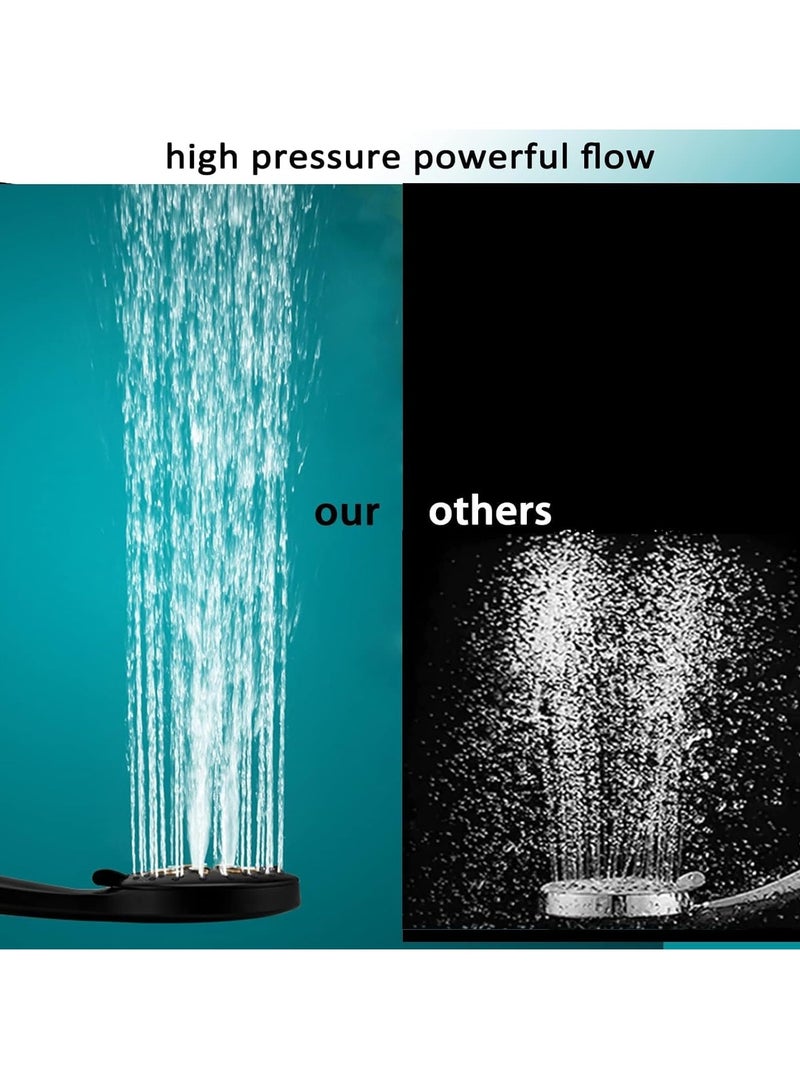 Shower Head With Handheld Shower Heads High Pressure With 6 Function Setting Shower Head Holder 59 Inch Shower Hose - Image 3