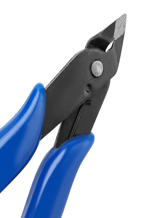 MUKLEI 15 Pack 5 Inch Micro Wire Cutters,170 Wire Cutters with Internal Spring Small Side Flush Cut Pliers Precision Flush Cutters for Jewelry Making Professional Tools - Image 3