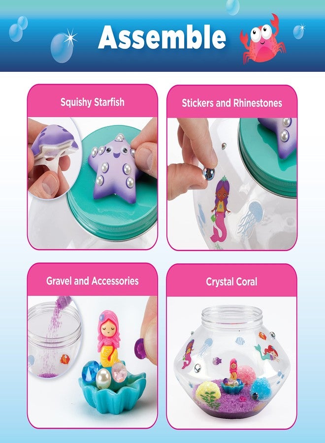 Creativity for Kids Crystal Mermaid Terrarium Kit - STEM Projects for Kids, Arts and Crafts for Girls and Boys (Ages 6+) - Image 5