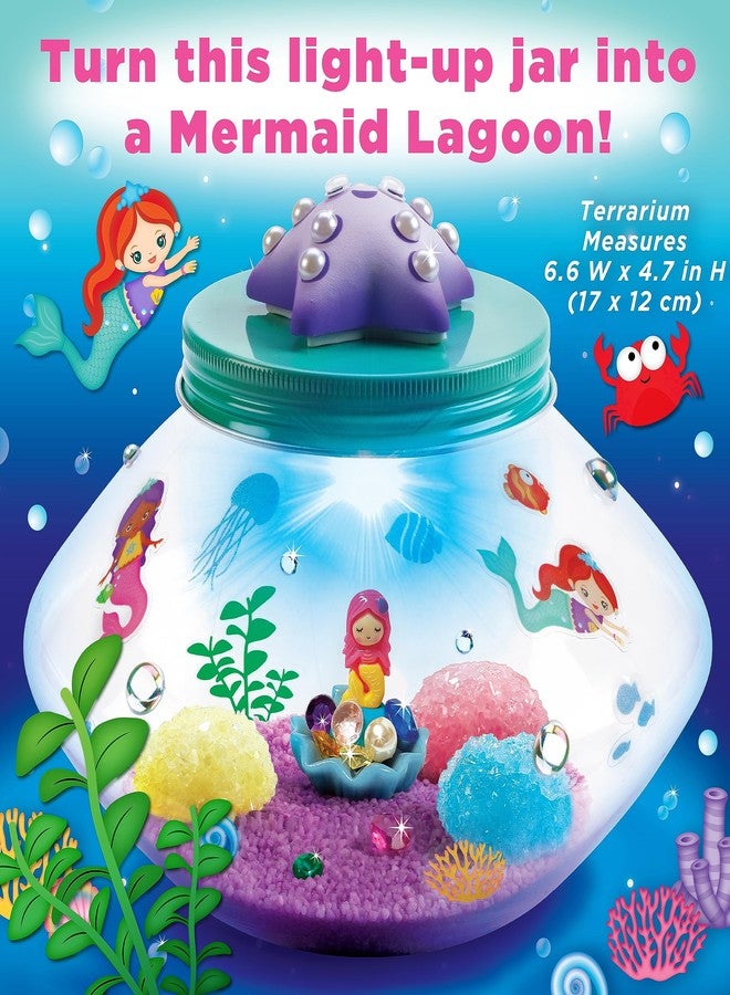 Creativity for Kids Crystal Mermaid Terrarium Kit - STEM Projects for Kids, Arts and Crafts for Girls and Boys (Ages 6+) - Image 2