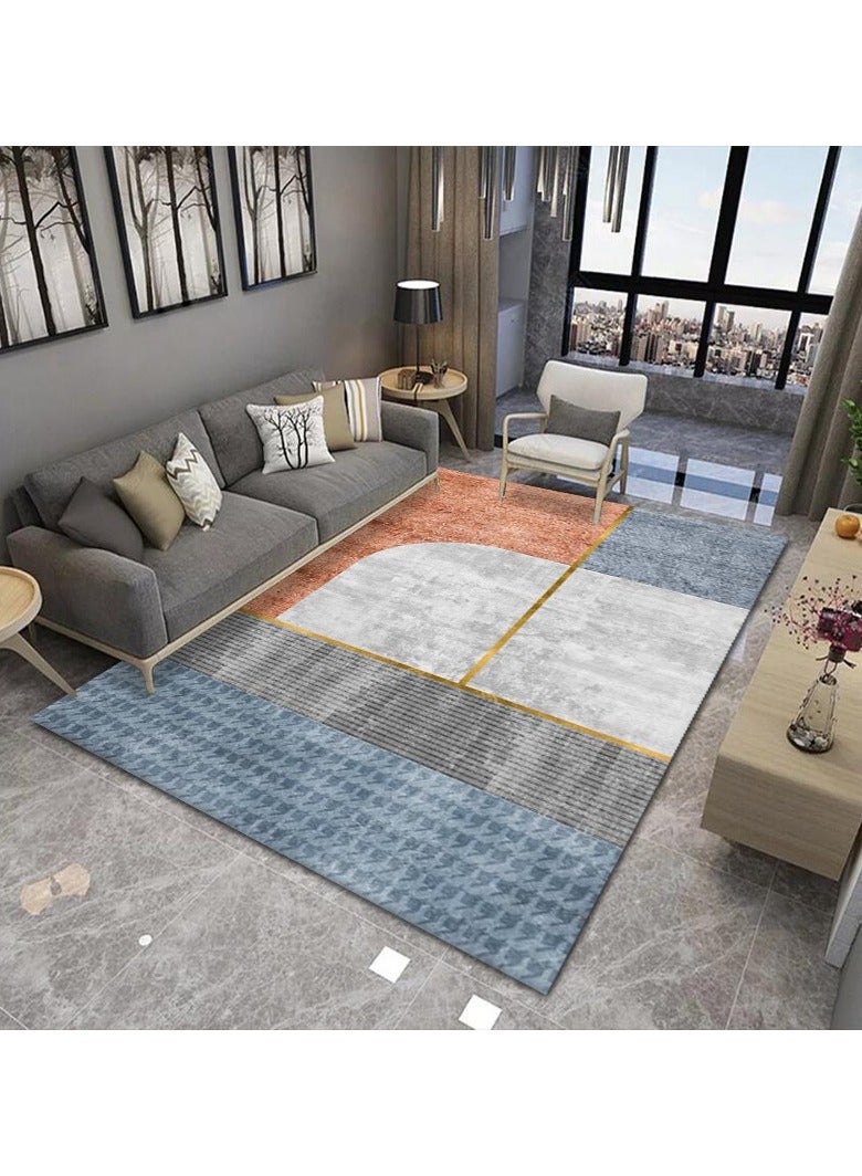 Loquat Squality Soft And Comfortable Orange Series Modern Minimalist Carpet