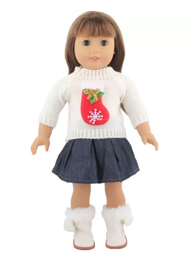 2-Piece  Doll Clothes Sweater Set 18inch  - Image 1