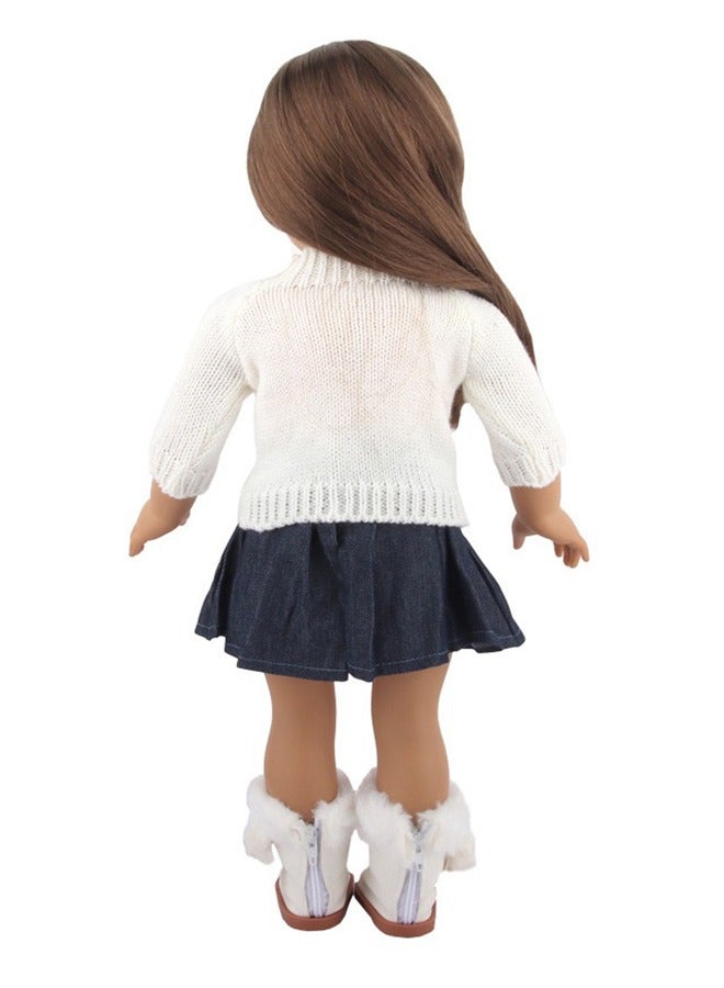 2-Piece  Doll Clothes Sweater Set 18inch  - Image 2